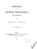 Mémoires de la Société géologique de France