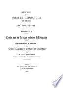 Mémoires de la Société Géologique de France