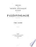 Mémoires de la Société géologique de France