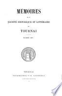 Mémoires de la Société historique et archéologique de Tournai
