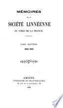Mémoires de la Société linnéenne du nord de la France