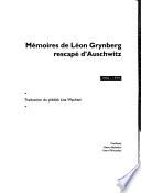 Mémoires de Léon Grynberg, rescapé d'Auschwitz