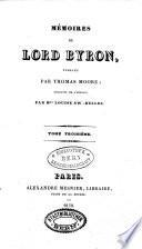 Mémoires de Lord Byron