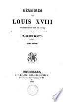 Mémoires de Louis XVIII