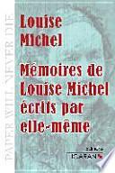 Mémoires de Louise Michel écrits par elle-même