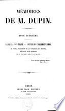 Mémoires de M. Dupin
