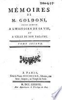 Mémoires de M. Goldoni