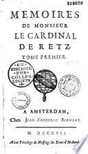 Mémoires de M. le cardinal de Retz
