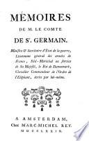 Mémoires de m. le comte de St. Germain