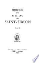 Mémoires de m. le duc de Saint-Simon