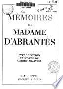 Mémoires de Madame d'Abrantes