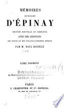 Mémoires de Madame d'Epinay