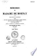 Mémoires de Madame de Mornay
