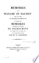 Mémoires de Madame Du Hausset, femme de chambre de Madame de Pompadour