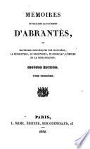 Mémoires de Madame la duchesse d'Abrantès
