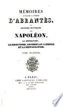 Mémoires de Madame la duchesse dÁbrantés