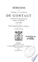 Mémoires de madame la duchesse de Gontaut, gouvernante des enfants de France pendant la restauration 1773-1836