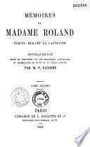 Mémoires de madame Roland