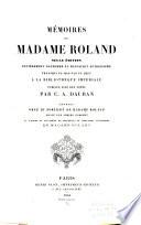 Mémoires de Madame Roland