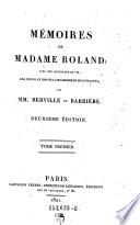 Memoires de madame Roland