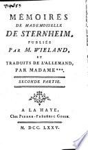 Mémoires de mademoiselle de Sternheim