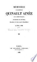 Mémoires de Mademoiselle Quinault ainée (de la Comédie-Française), duchesse de Nevers