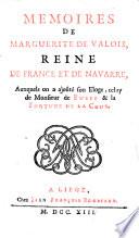 Mémoires de Marguerite de Valois, reine de France et de Navarre