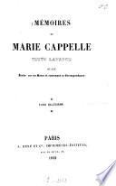 Mémoires de Marie Cappelle veuve Lafarge, écrits par elle-même