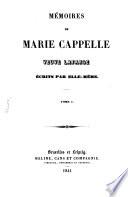 Mémoires de Marie Cappelle Veuve Lafarge