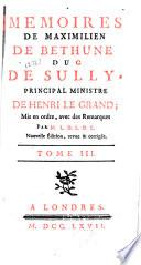 Mémoires de Maximilien de Béthune, duc de Sully
