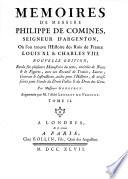 Memoires de messire Philippe de Comines