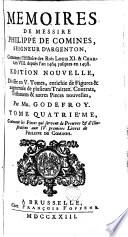 Memoires de messire Philippe de Comines, seigneur d'Argenton