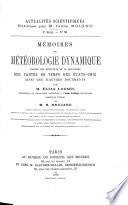 Memoires de meteorologie dynamique