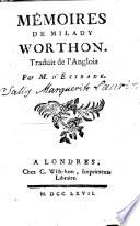 Mémoires de Milady Worthon