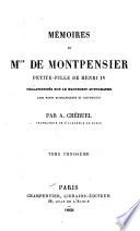 Mémoires de Mlle de Montpensier