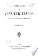 Mémoires de Monsieur Claude, chef de la police de sûreté sous le second empire