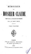 Mémoires de Monsieur Claude