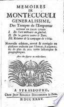 Mémoires de Montecuculi..