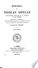 Mémoires de Nicolas Goulas: 1627-1643
