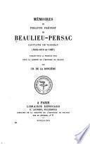 Mémoires de Philippe Prévost de Beaulieu-Persac