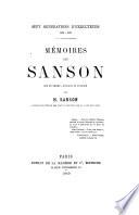 Mémoires de Sanson, mis en ordre, rédigés et publiés