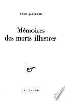 Mémoires des morts illustres