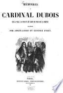 Mémoires du cardinal Dubois