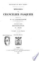 Mémoires du chancelier Pasquier