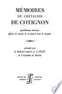 Mémoires du chevalier de Cotignon