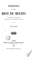 Mémoires du Comte Miot de Melito, 1