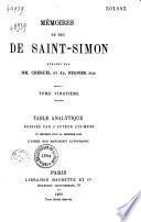 Mémoires du Duc de Saint-Simon