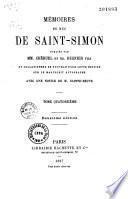 Mémoires du Duc de Saint-Simon
