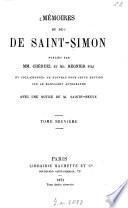 Mémoires du duc le Saint-Simon publiés par Chéruel et Ad. Regnier fils et collationnés de nouveau pour cette éd. sur le manuscrit autographe