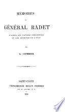 Mémoires du général Radet